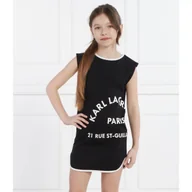 Sukienki i spódniczki dla dziewczynek - Karl Lagerfeld Kids Sukienka - miniaturka - grafika 1