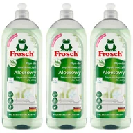 Płyny do naczyń - Frosch Płyn do mycia naczyń aloesowy Zestaw 3 x 750 ml - środek do zmywania - miniaturka - grafika 1