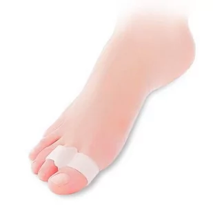 Qmed Qmed HALLUDUO Silikonowy separator palucha koślawego z pierścieniem QM_I208 - Wkładki korygujące - miniaturka - grafika 1