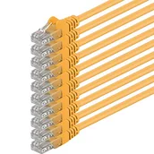 Kable miedziane - C2G 2M Cat5e Ethernet RJ45 kabel sieciowy High-Speed kabel LAN Snagless UTP LSZH-żółty - miniaturka - grafika 1