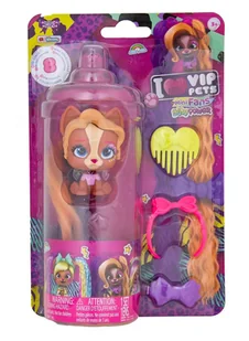 VIP PETS MINI FANS BOW POWER S5 LALKA PIESEK FIGURKA Długie Włosy ALISHA - Figurki dla dzieci - miniaturka - grafika 1
