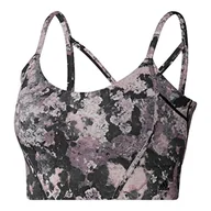 Biustonosze - adidas Biustonosz sportowy do jogi Light-Support Magmau/Carbon/Print M - miniaturka - grafika 1
