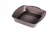 Naczynia żaroodporne - Pyrex 8010730 asimetria płaski Czekolada ze stali, kwadratowa, 29,31 x 28,04 x 5,94 cm AS24SR0/6146 - miniaturka - grafika 1