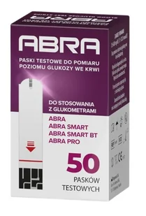 Diagnosis Abra paski testowe do pomiaru stężenia glukozy we krwi 50 sztuk 9055779 - Glukometry i akcesoria dla diabetyków - miniaturka - grafika 1