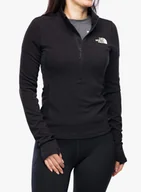 Bluzy sportowe damskie - Bluza do biegania damska The North Face Sunriser 1/4 Zip - tnf black - miniaturka - grafika 1