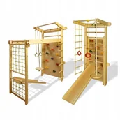 Wyposażenie sportowe i gimnastyczne - Małpiszon MAŁPISZON Drabinka gimnastyczna drewniana Czempion 3 drewno DSKM-Czempion-3 - miniaturka - grafika 1