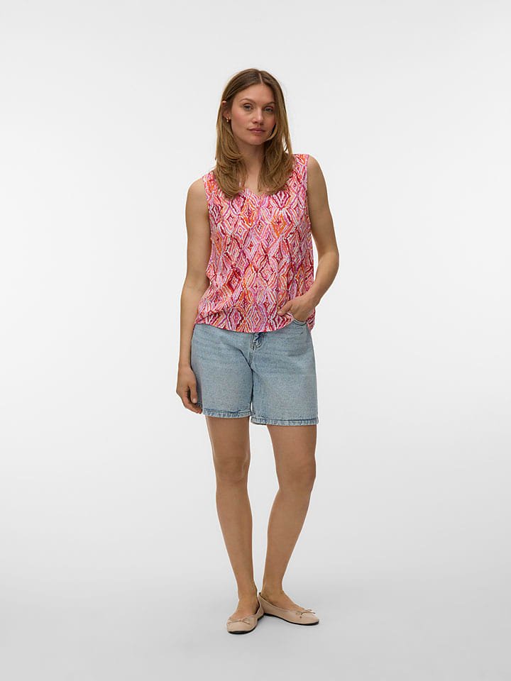 Vero Moda Bluzka w kolorze różowo-pomarańczowym