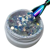 Ozdoby do paznokci - Indigo Pyłek PRINCESS DON’T WORRY BE ELSA 3g - miniaturka - grafika 1