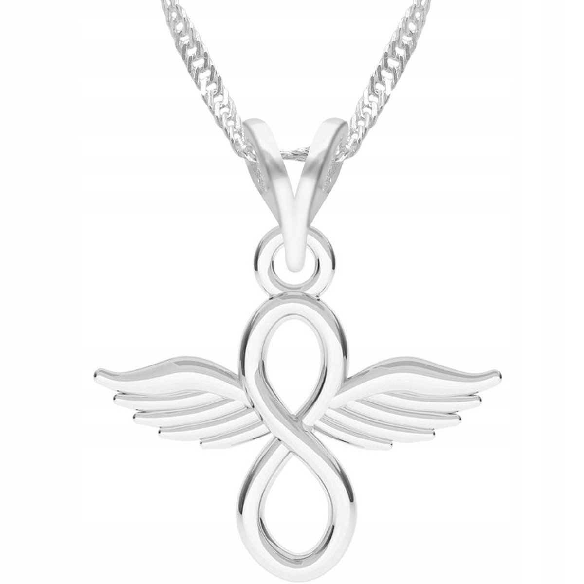 Naszyjnik Srebrny z Nieskończonością Forever Nieskończoność Love SREBRO 925