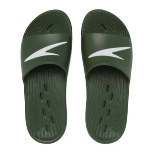 Klapki basenowe antypoślizgowe męskie Speedo Slide - Klapki i japonki męskie - miniaturka - grafika 1