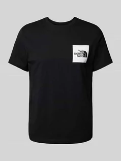 Koszulki męskie - T-shirt z nadrukiem z logo model ‘FINE’ - grafika 1