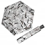 Parasole - Fiber Magic Scribble White - w pełni automatyczny parasol damski - miniaturka - grafika 1