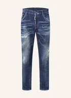 Moda i Uroda OUTLET - dsquared2 Jeansy Skater Extra Slim Fit blau - miniaturka - grafika 1