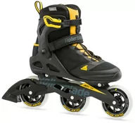 Rolki - Rollerblade Macroblade 100 3WD Black / Safron Yellow 2023 - miniaturka - grafika 1