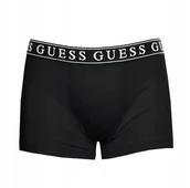 Majtki męskie - Guess Bokserki Męskie Czarne Majtki z Logo M Gma - miniaturka - grafika 1