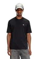 Koszulki męskie - t-shirt uomo diesel a15056 0aiju - t-adjust 9xx black - miniaturka - grafika 1