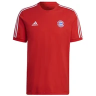Koszulki sportowe męskie - Koszulka Adidas Fc Bayern Dna 3 Stripes Tee Hf1361 - miniaturka - grafika 1