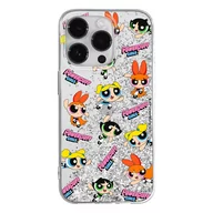Etui i futerały do telefonów - Etui płynny brokat do Apple IPHONE 13 PRO MAX The Powerpuff Girls: Atomówki 028 oryginalne i oficjalnie licencjonowane, Srebrny - miniaturka - grafika 1