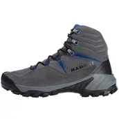 Buty trekkingowe męskie - MAMMUT Sapuen High GTX Men dark titanium-dark ice UK 10 - miniaturka - grafika 1