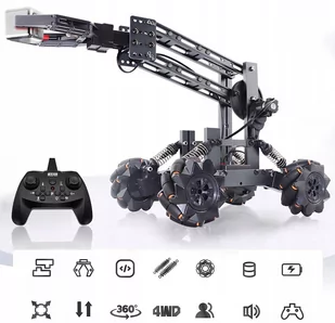 ROBOT ZDALNIE STEROWANY METALOWY 2w1 MANIPULATOR - Zabawki zdalnie sterowane - miniaturka - grafika 1