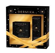 Zestawy kosmetyków damskich - Dermika Luxury Caviar 70+, zestaw prezentowy: krem do twarzy 50ml + krem pod oczy 15ml - miniaturka - grafika 1