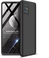 Etui i futerały do telefonów - Samsung GKK 360 Protection Case etui na całą obudowę przód + tył Galaxy A71 czarny - miniaturka - grafika 1