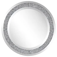 Lustra - Beliani Lustro ścienne 70 cm srebrne ERBRAY - miniaturka - grafika 1