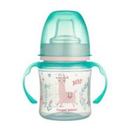 Kubki dla dzieci - Canpol babies EasyStart, Kubek treningowy, 120 ml, Sweet fun, Zielony królik - miniaturka - grafika 1