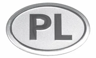 NAKLEJKA WLEP NA AUTO SAMOCHÓD  WLEPKA ALUMINIOWA WYPUKŁA PL  10,5 x 7,5cm 2/33001 - Akcesoria motoryzacyjne - miniaturka - grafika 1