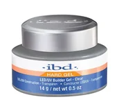 Żele do paznokci - IBD LED/UV Hard Gel Builder Clear 14g - miniaturka - grafika 1