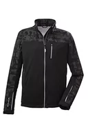 Kurtki męskie - Killtec Męska kurtka softshell ze stójką, pakowana KOS 31 MN SFTSHLL JCKT, czarna, L, 38300-000 - miniaturka - grafika 1