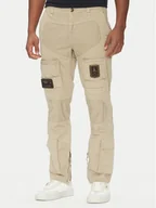 Spodnie męskie - Aeronautica Militare Spodnie materiałowe 251PA1387CT1493 Beżowy Regular Fit - miniaturka - grafika 1