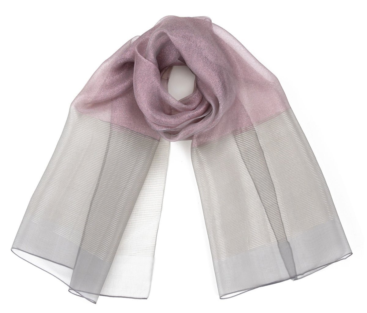 Szalik Damski Jedwabny Błyszczący Cienki Elegancki Do Sukienki Wesele Ślub