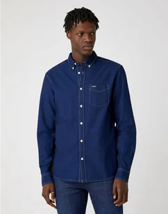 Męska koszula Wrangler LS 1PKT BUTTON DOWN M - Koszule męskie - miniaturka - grafika 1