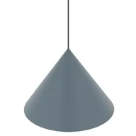 Lampy sufitowe - Jadalniana lampa wisząca ZENITH 11487 stożek niebieski - miniaturka - grafika 1