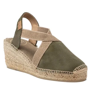 Espadryle Toni Pons Tona Zielony - Espadryle damskie - miniaturka - grafika 1
