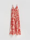 Sukienki - Reserved - Wzorzysta sukienka - pomarańczowy - miniaturka - grafika 1