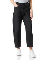 Spodnie damskie - Pepe Jeans Addison wygodne spodnie damskie, Czarny (denim), 25W - miniaturka - grafika 1