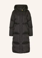 Płaszcze damskie - Parajumpers Płaszcz Puchowy Liu Z Odpinanym Kapturem blau - miniaturka - grafika 1