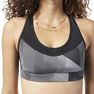 Biustonosze - Reebok Damski biustonosz Os Hero Racer Bra P-Ver D Sport, czarny, XXS - miniaturka - grafika 1