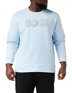 Bluzy męskie - BOSS Bluza męska, Light/Pastel Blue453, XXL - miniaturka - grafika 1