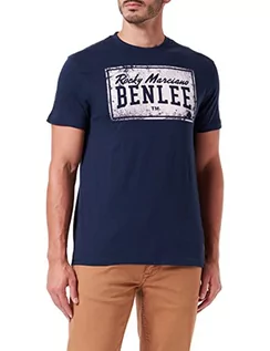 Koszulki męskie - BENLEE Rocky Marciano Męski T-shirt na ramiączkach Boxlabel, navy/pink, S - grafika 1