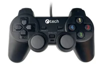 Kontrolery gier na PC - C-TECH gamepad Callon pro PC/PS3, 2x analog, X-input, vibrační, 1,8m kabel, USB GP-05 - miniaturka - grafika 1