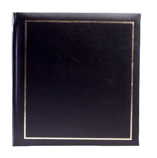 Album Na Zdjęcia Wklejane Vinyl Black 100 Stron - Albumy fotograficzne - miniaturka - grafika 1