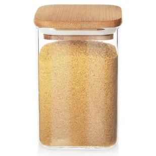 Pojemnik na produkty sypkie szklany z pokrywką i uszczelką 1,1 l - Pojemniki kuchenne - miniaturka - grafika 1