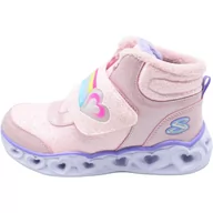 Buty trekkingowe dziecięce - Buty Skechers Heart Lights Brilliant, Różowy, Dzieci - miniaturka - grafika 1