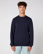 Swetry męskie - Wrangler Crew Kint Męski Sweter Navy W8A0Pd114-S - miniaturka - grafika 1