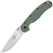 Noże - Nóż składany Ontario RAT 1 Folder Silver Plain OD Green - miniaturka - grafika 1
