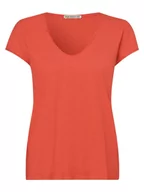 Koszulki i topy damskie - Drykorn - T-shirt damski  Avivi, czerwony|wyrazisty róż - miniaturka - grafika 1