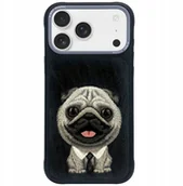 Etui i futerały do telefonów - Etui Nimmy Big Eyed Pet 2.0 Dog do iPhone 17 Pro Max czarny - miniaturka - grafika 1